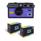 Appareil Photo Argentique - I60 - Noir & Violet - 2 Pellicules Couleur Offertes - Kodak