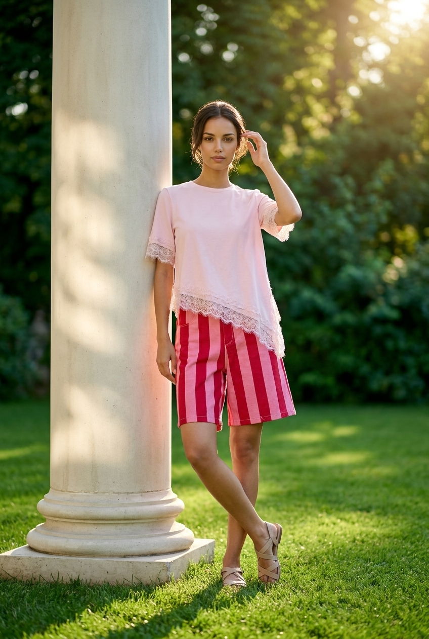 Short Puglia - Rose