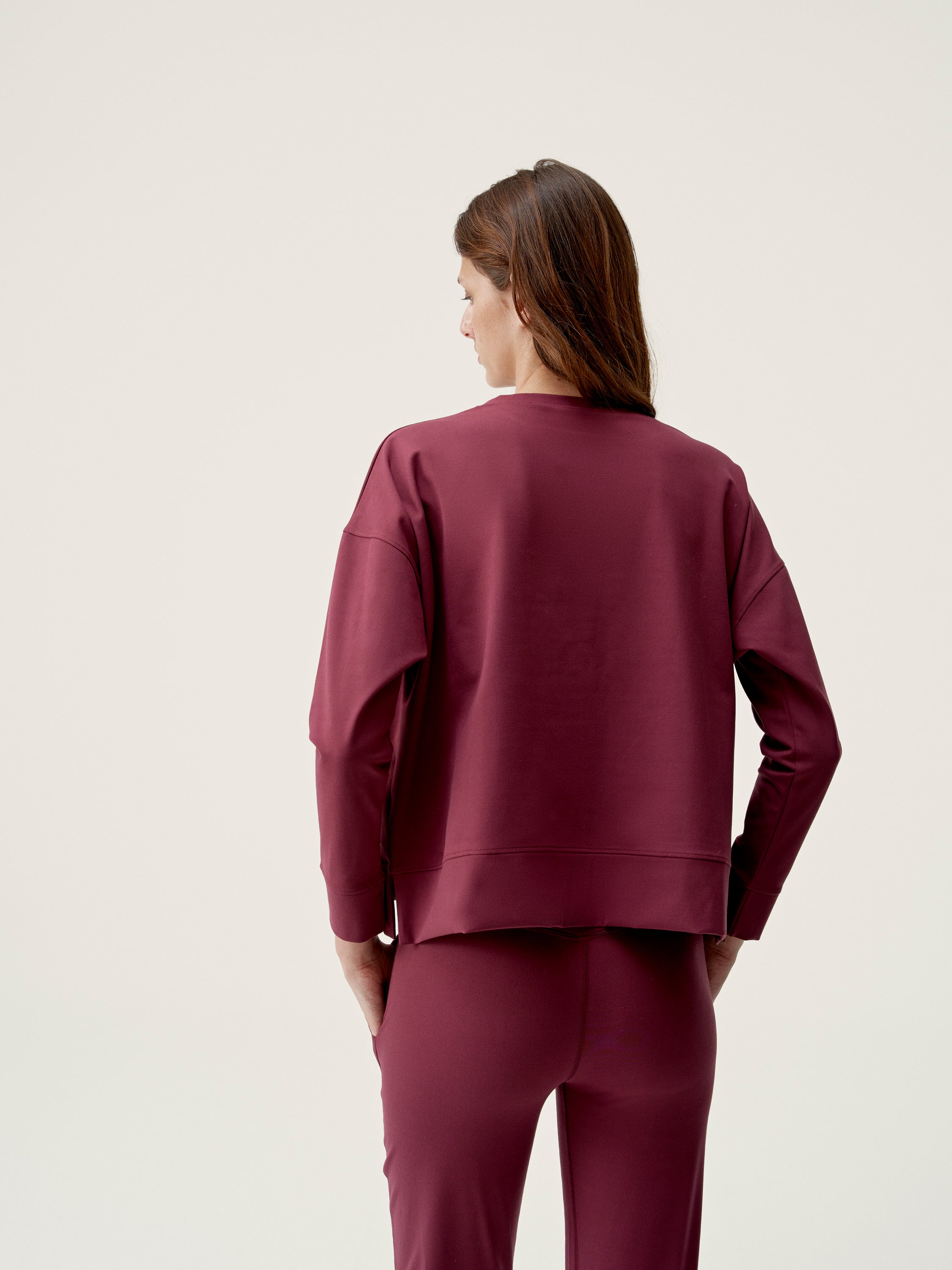 Sweatshirt Daba - Bordeaux - Femme