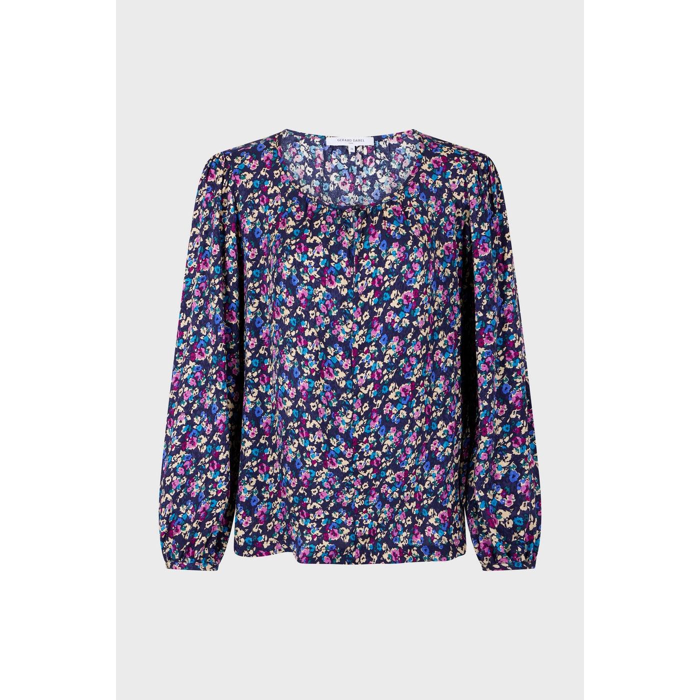 Chemisier - Top Brittania - Marine