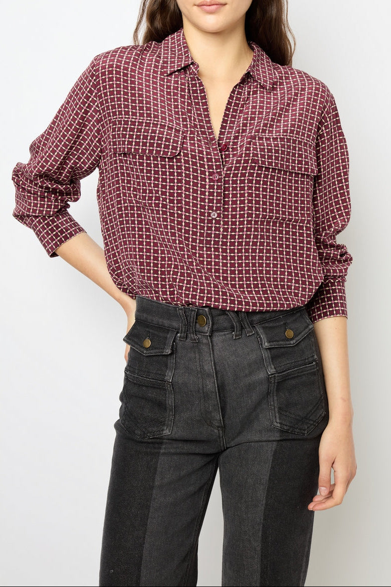 Chemisier - Top Bernadette - Bordeaux