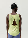 T-Shirt Daila - Jaune Vert - Femme
