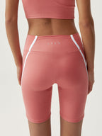 Short Daira - Rose Pêche/Blanc - Femme