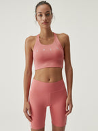 Short Daira - Rose Pêche/Blanc - Femme