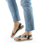 Nalaim - Sandales Daisy - Noir - Biscote
