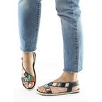 Nalaim - Sandales Daisy - Noir - Biscote