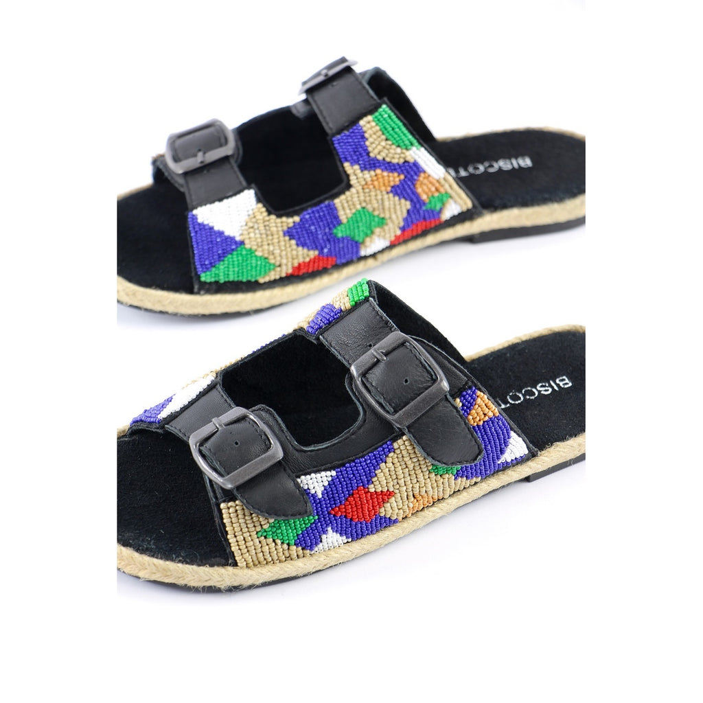 Nalaim - Sandales Dakota - Multicolore - Biscote