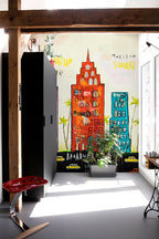 Papier Peint Panoramique - Manhattan Central - Multicolore