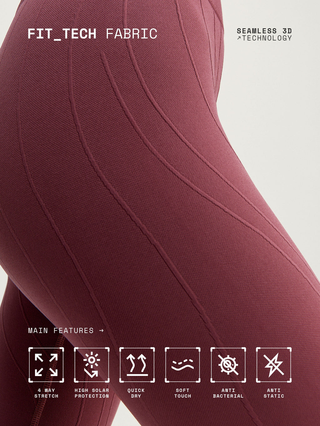 Legging Dandara - Déco Rose - Femme