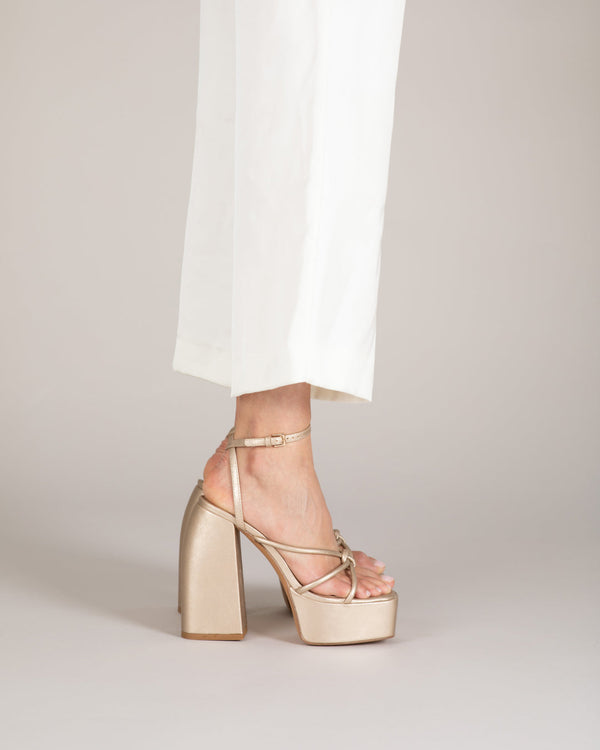 Sandales À Talons Dan - Doré