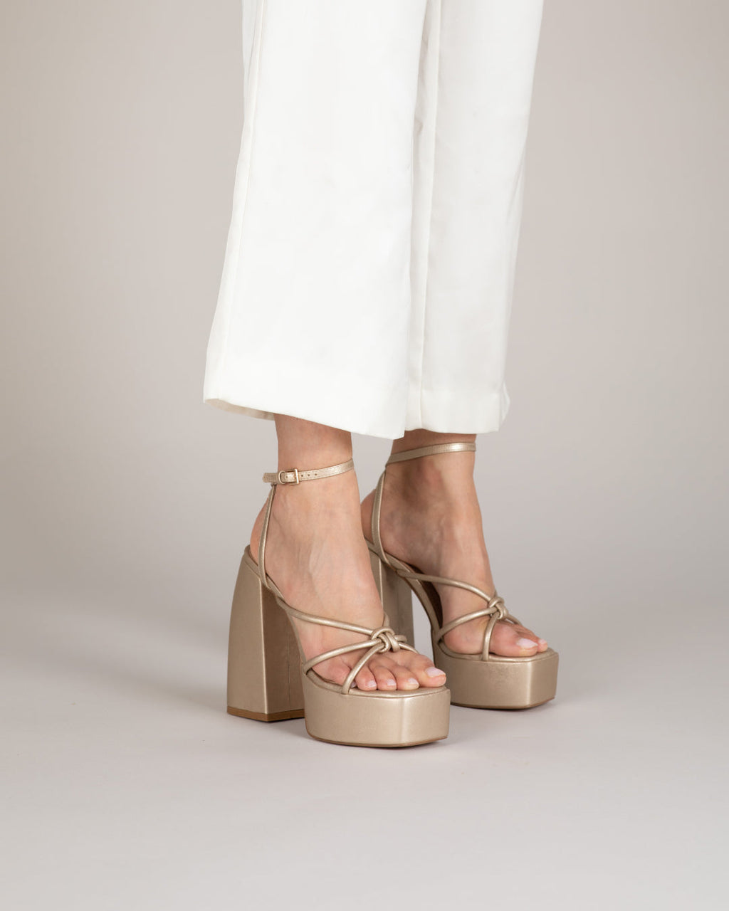 Sandales À Talons Dan - Doré