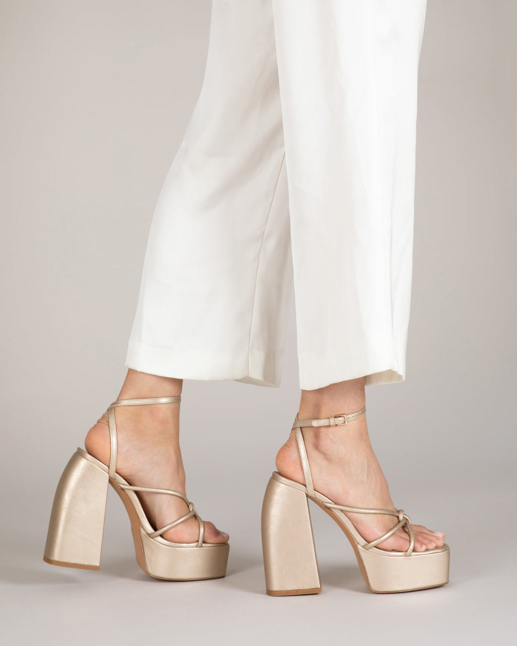Sandales À Talons Dan - Doré