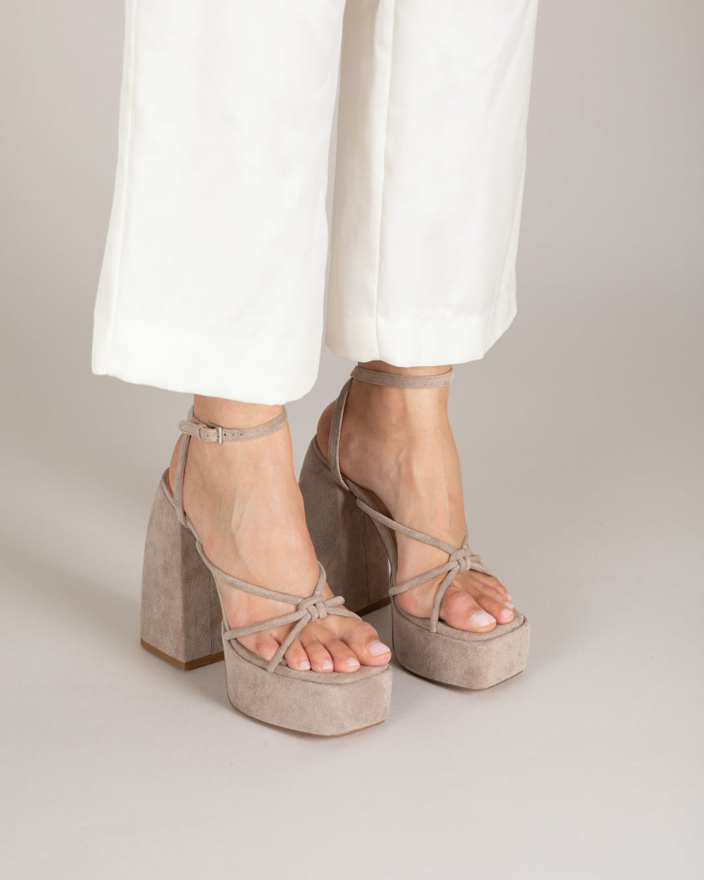 Sandales À Talons Dan - Taupe