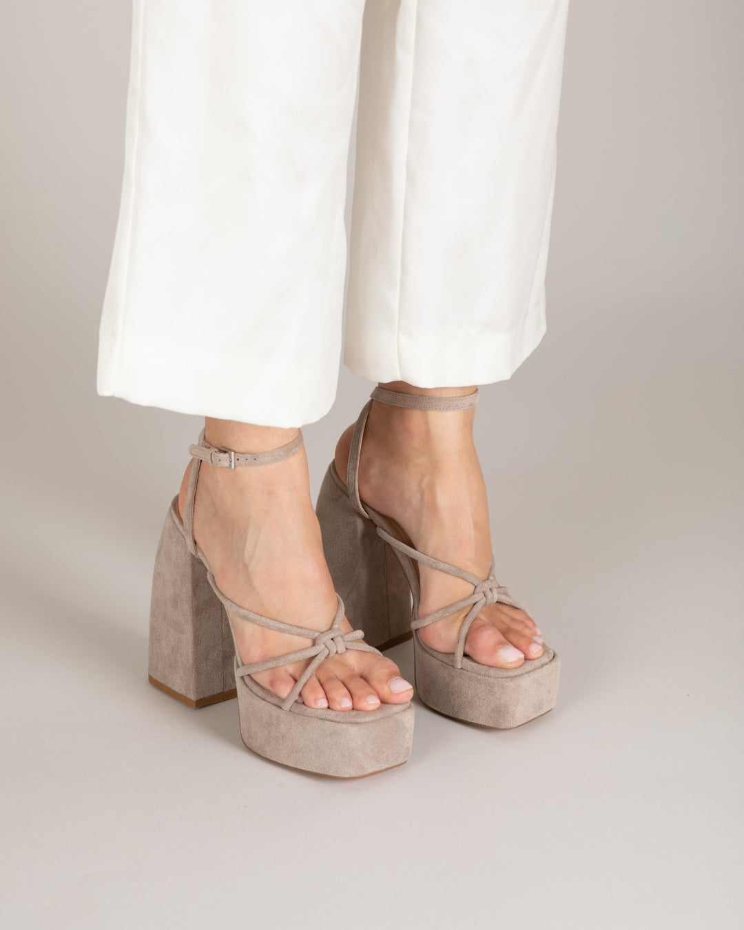 Sandales À Talons Dan - Taupe