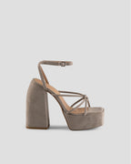 Sandales À Talons Dan - Taupe