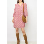 Robe Sergette - Rose