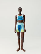 Top Darana - Bleu Céladon/Vague/Jaune Vert - Femme