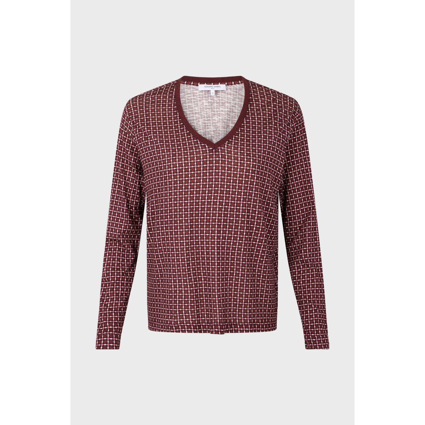 T-Shirt Ayla - Bordeaux