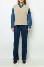 Pull - Gilet Julietta - Beige Rosé
