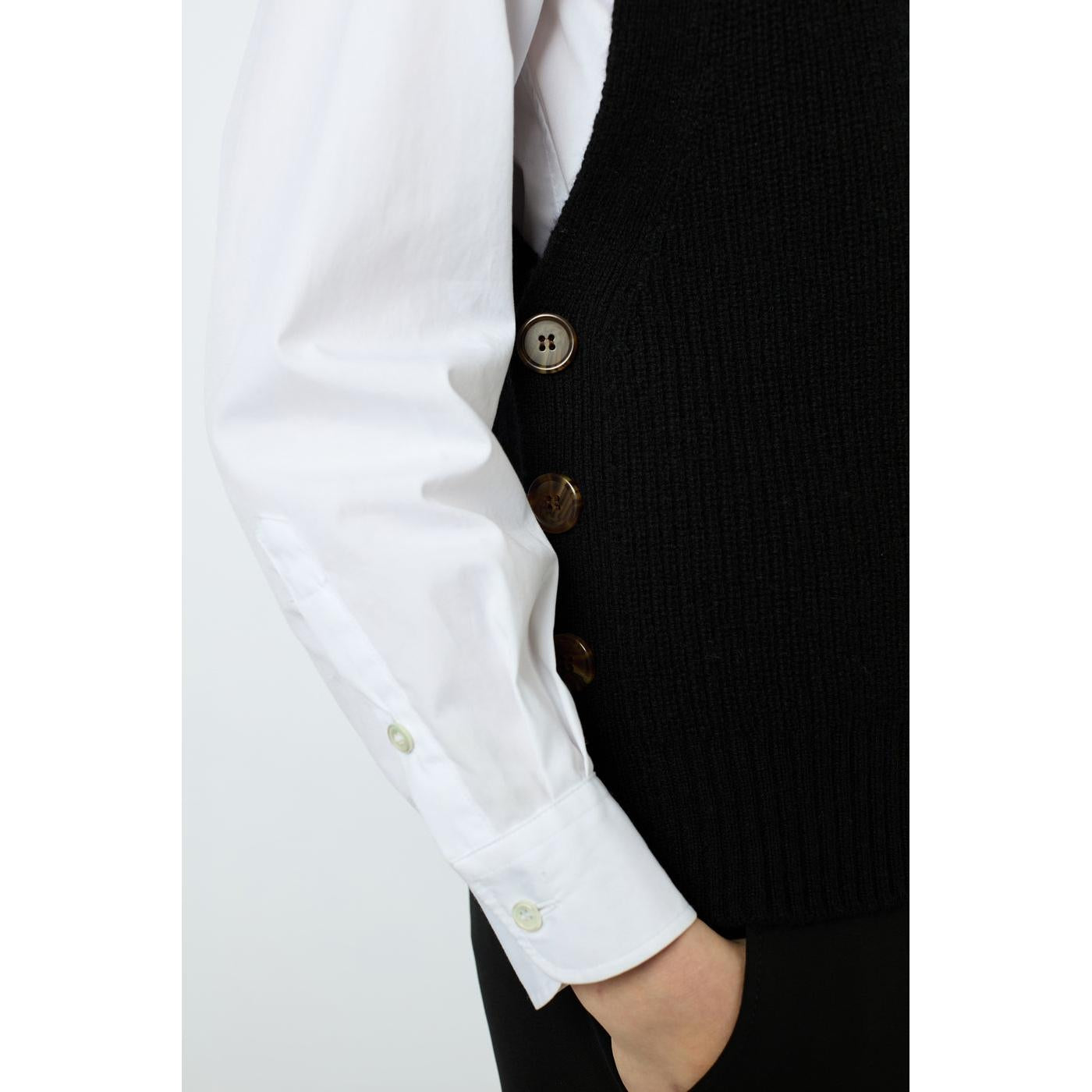 Pull - Gilet Julietta - Noir
