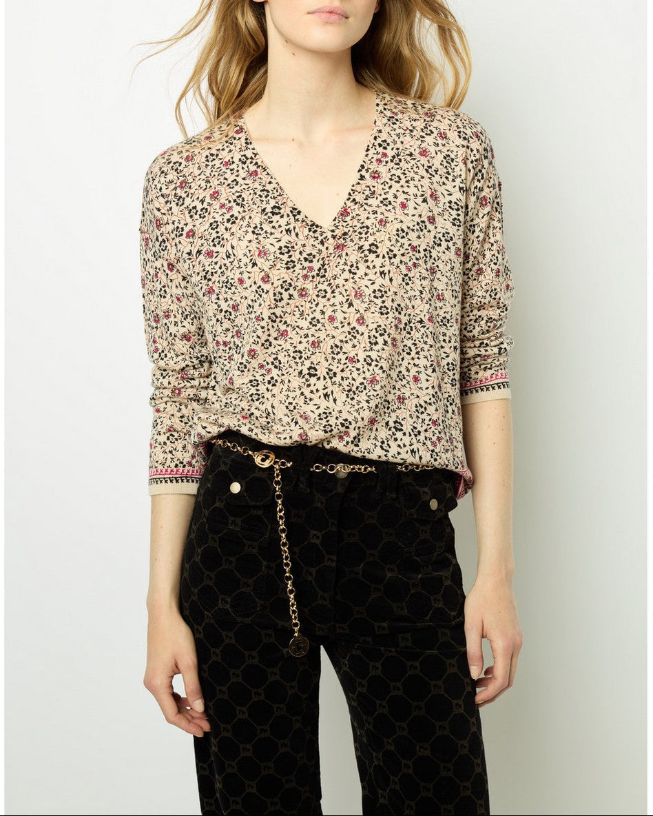 Pull - Gilet Josiane - Beige Rosé