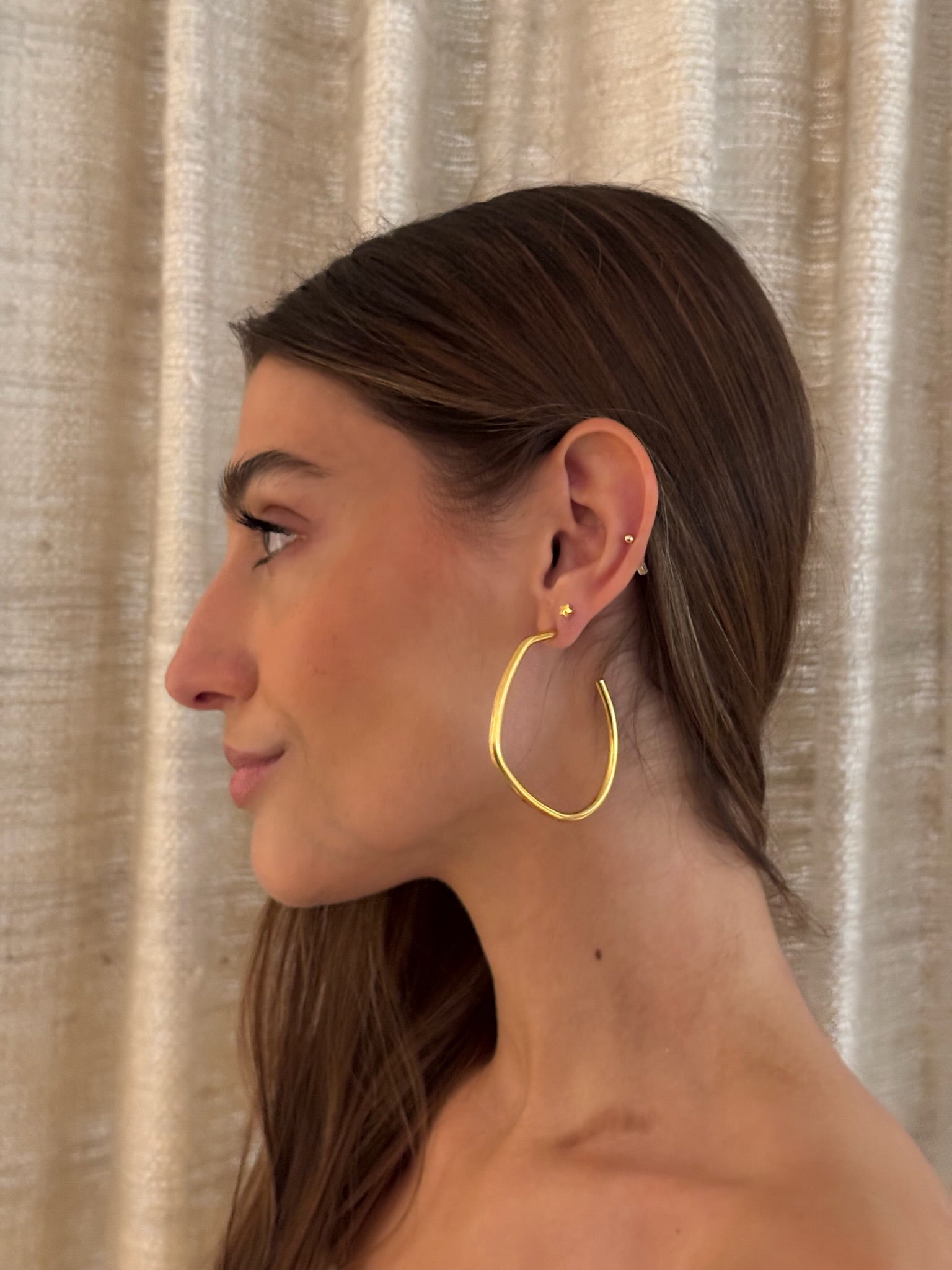 Boucles D'Oreilles Round