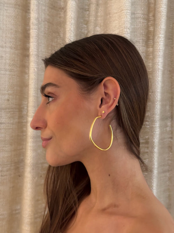 Boucles D'Oreilles Round