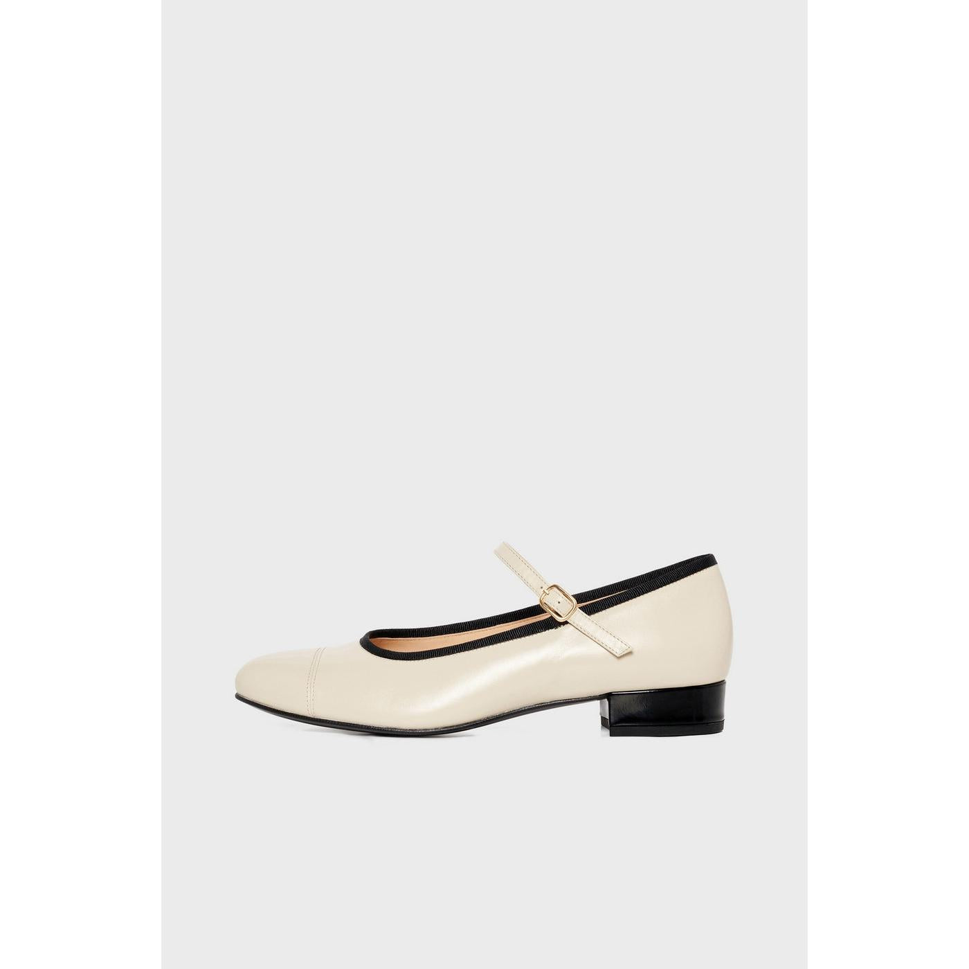 Chaussure Emilia - Ecru/Noir