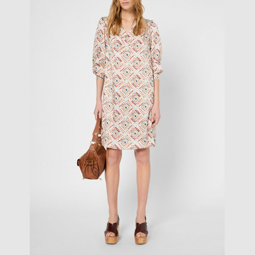 Robe Prune - Ecru