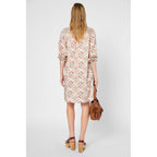 Robe Prune - Ecru