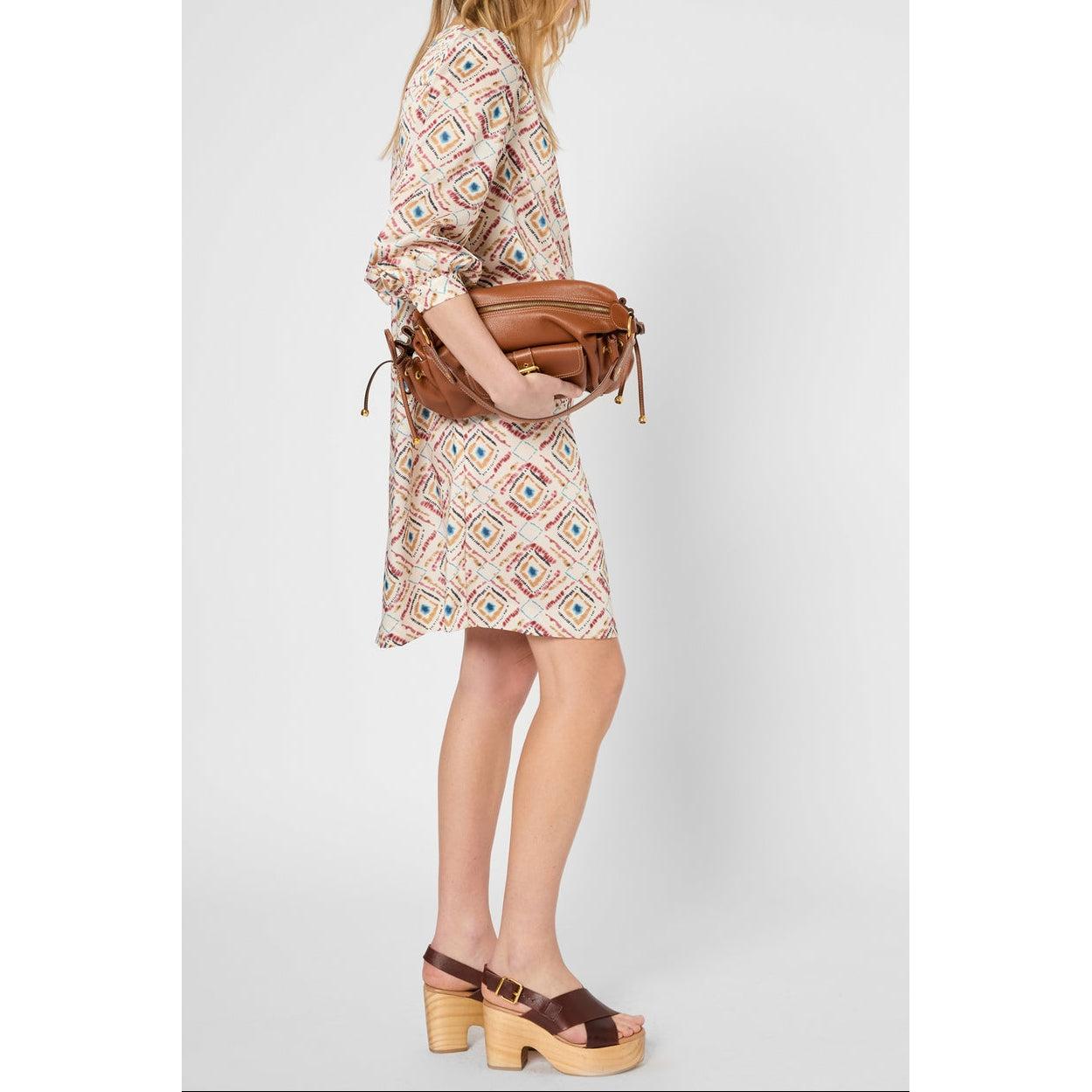 Robe Prune - Ecru