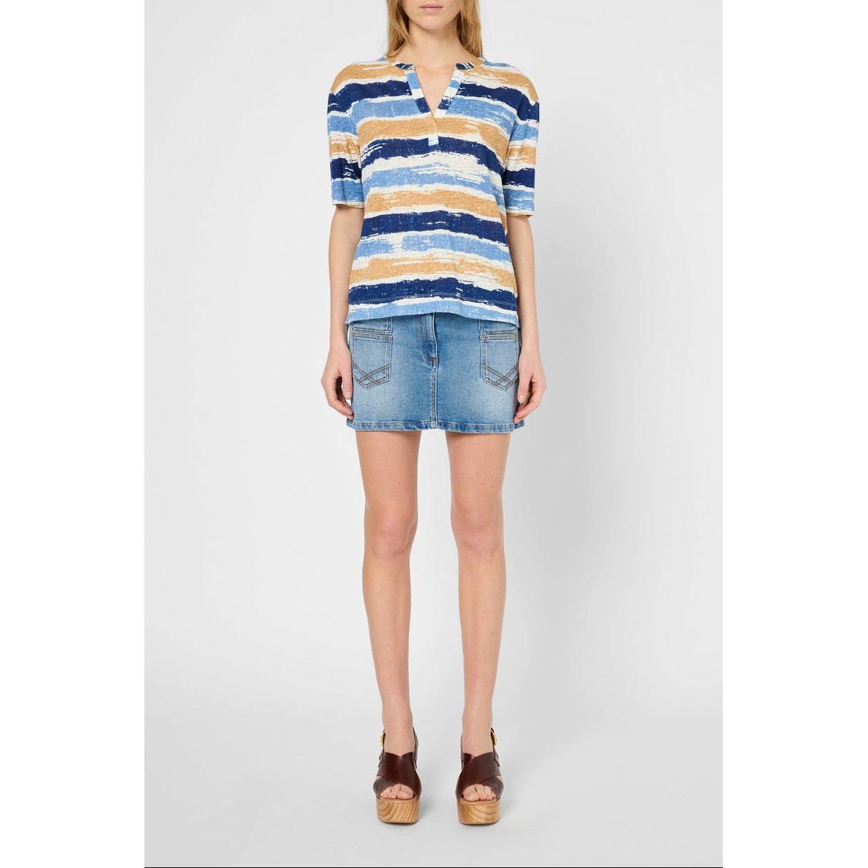T-Shirt Guilia - Indigo