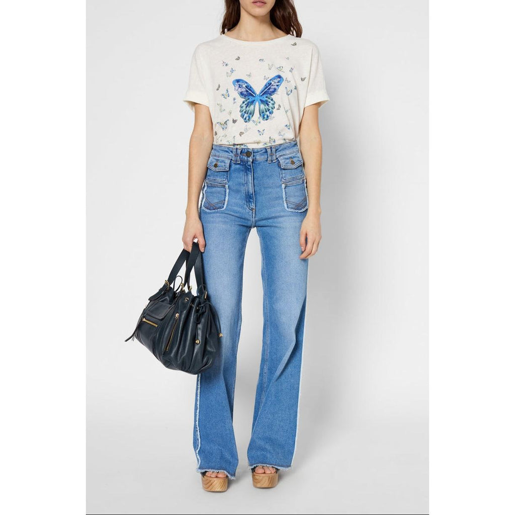 T-Shirt Georgette - Indigo