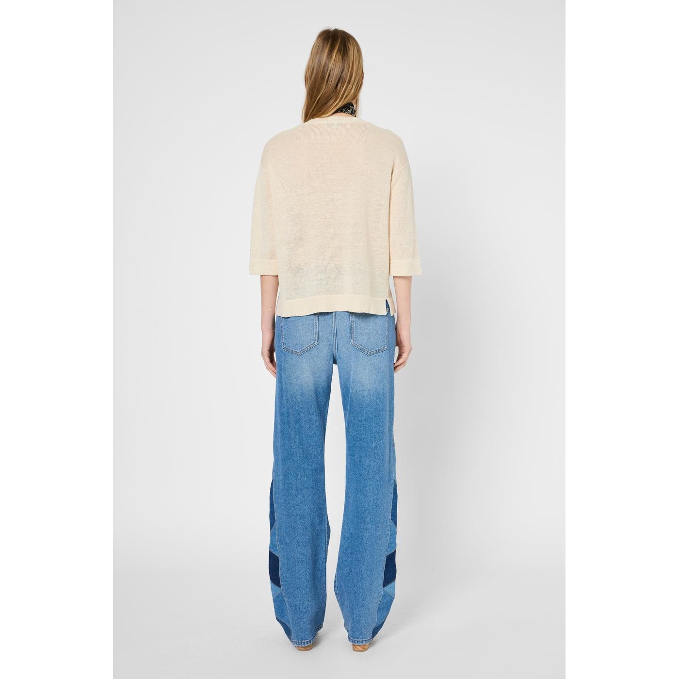 Pull - Gilet Josiane - Naturel
