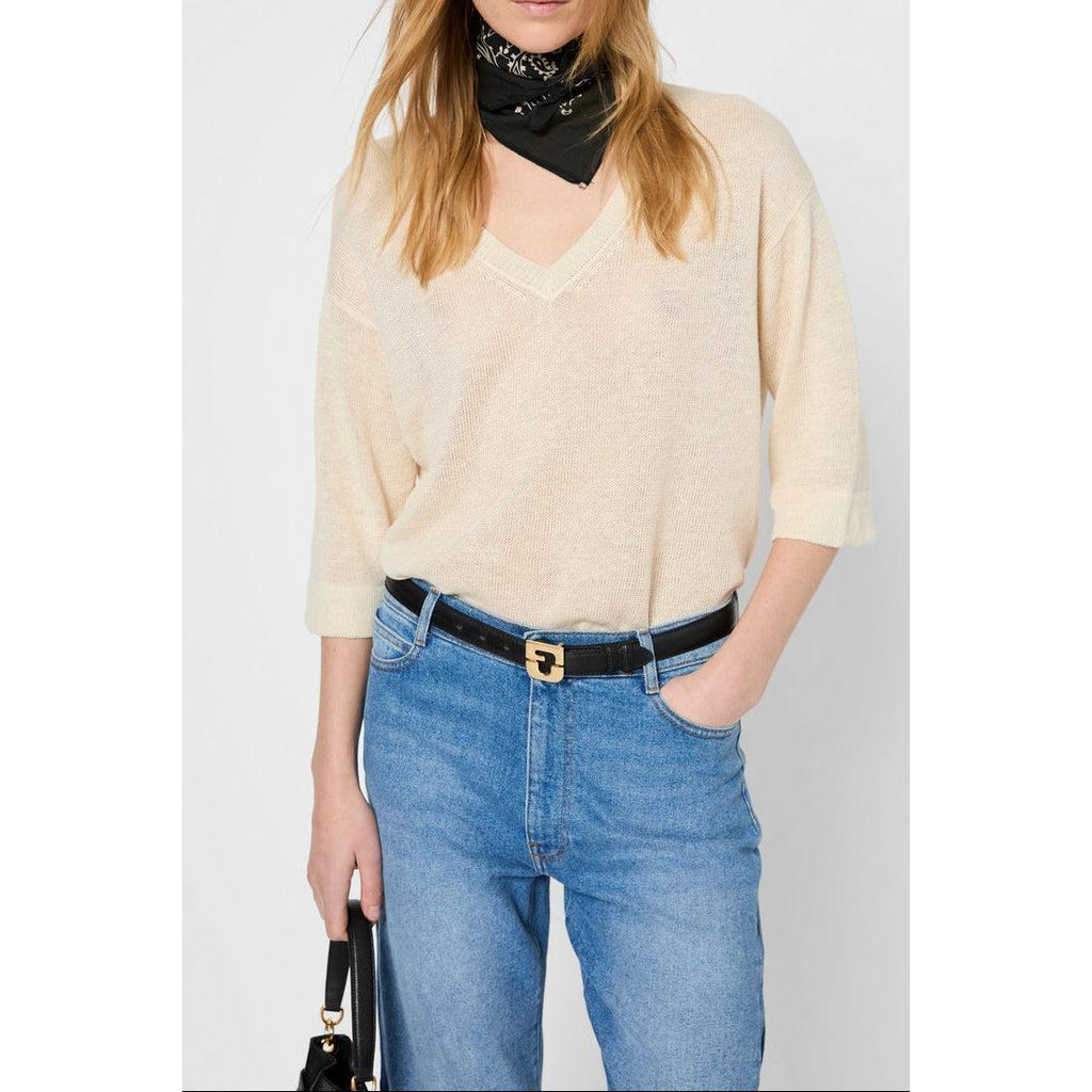 Pull - Gilet Josiane - Naturel