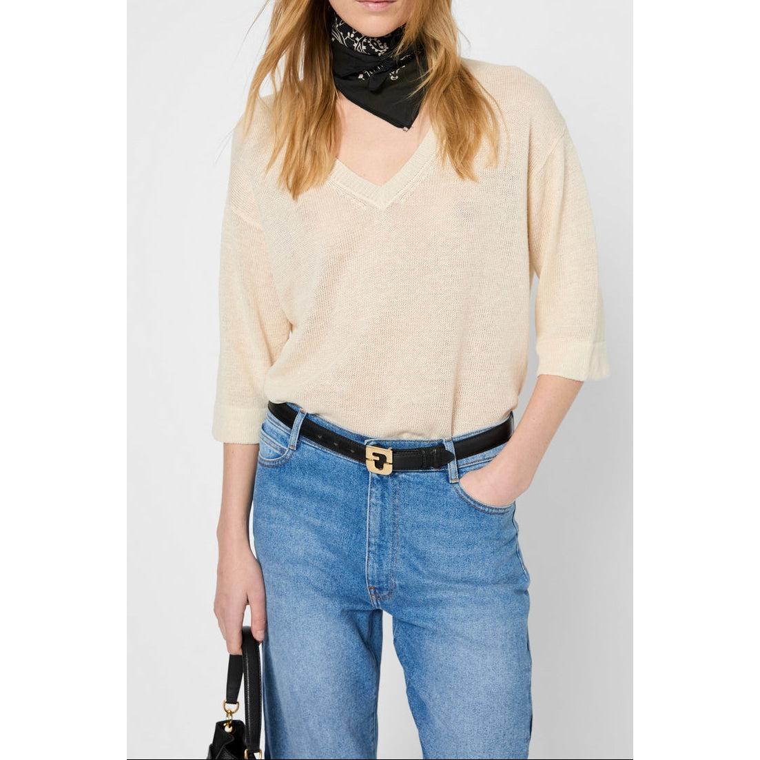 Pull - Gilet Josiane - Naturel