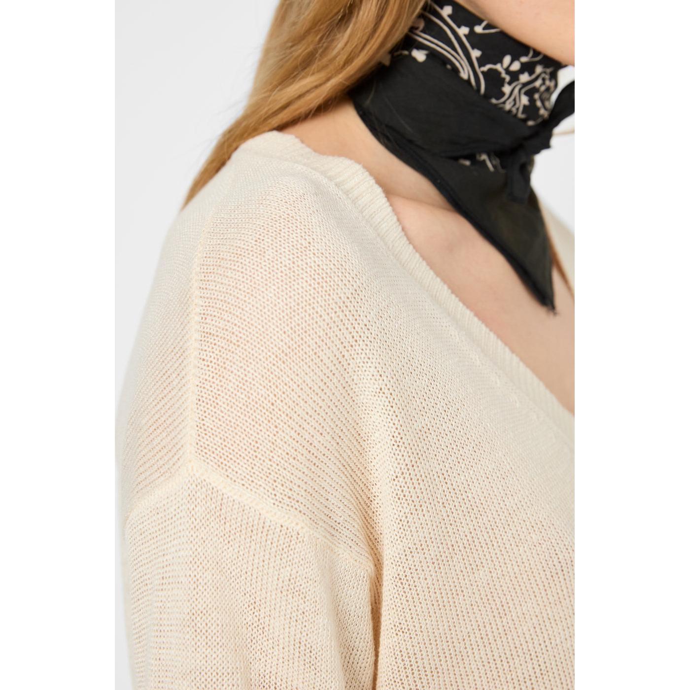 Pull - Gilet Josiane - Naturel