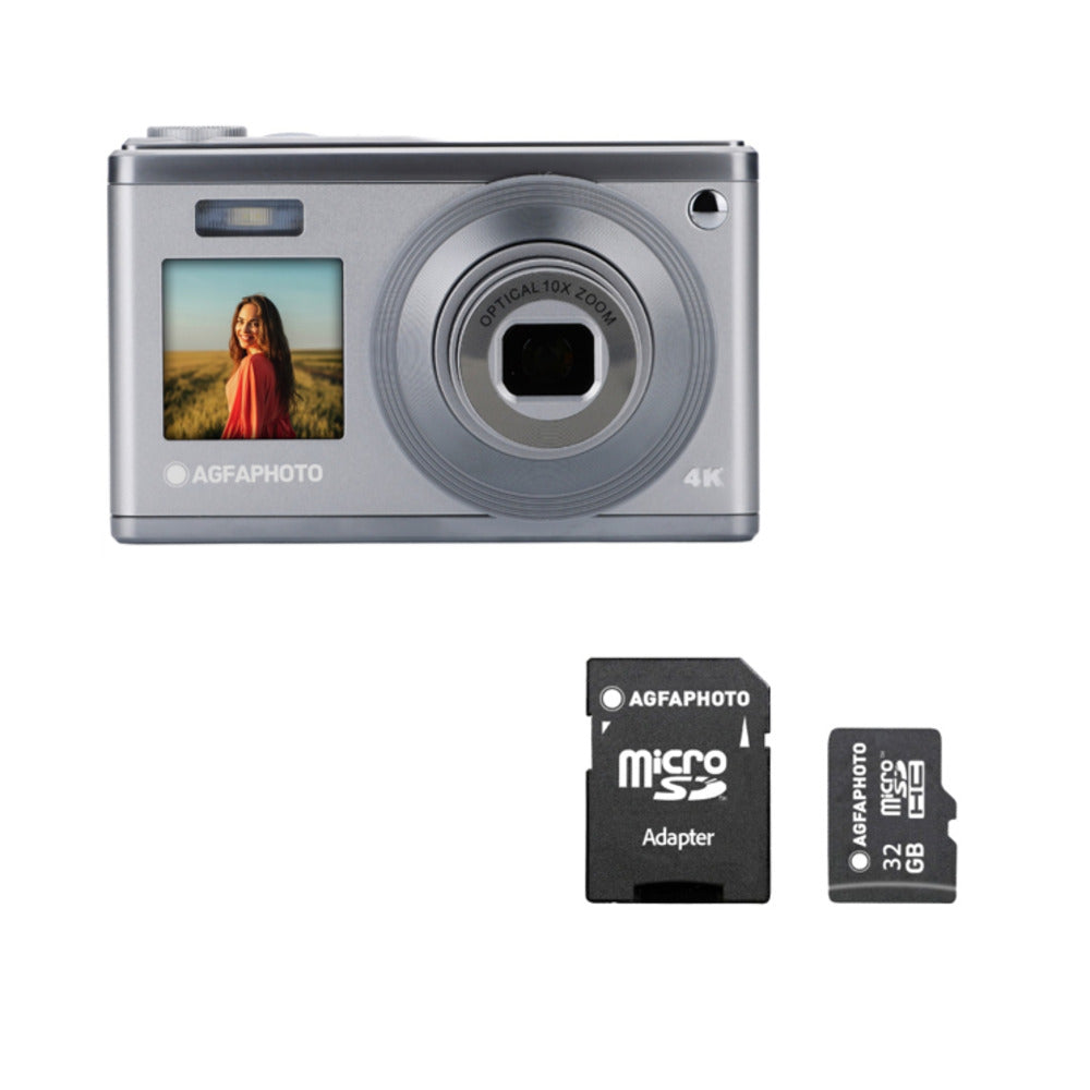 Appareil Photo Numérique Compact - Realishot DC9200 - Silver - Micro Carte SD 32GB Offerte - Agfaphoto
