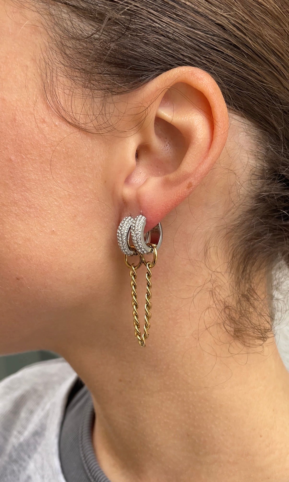 Boucles D'Oreilles Mono Gems Earring