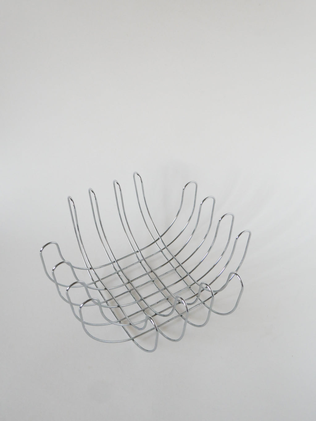 Corbeille À Fruits En Inox, Design, 1970
