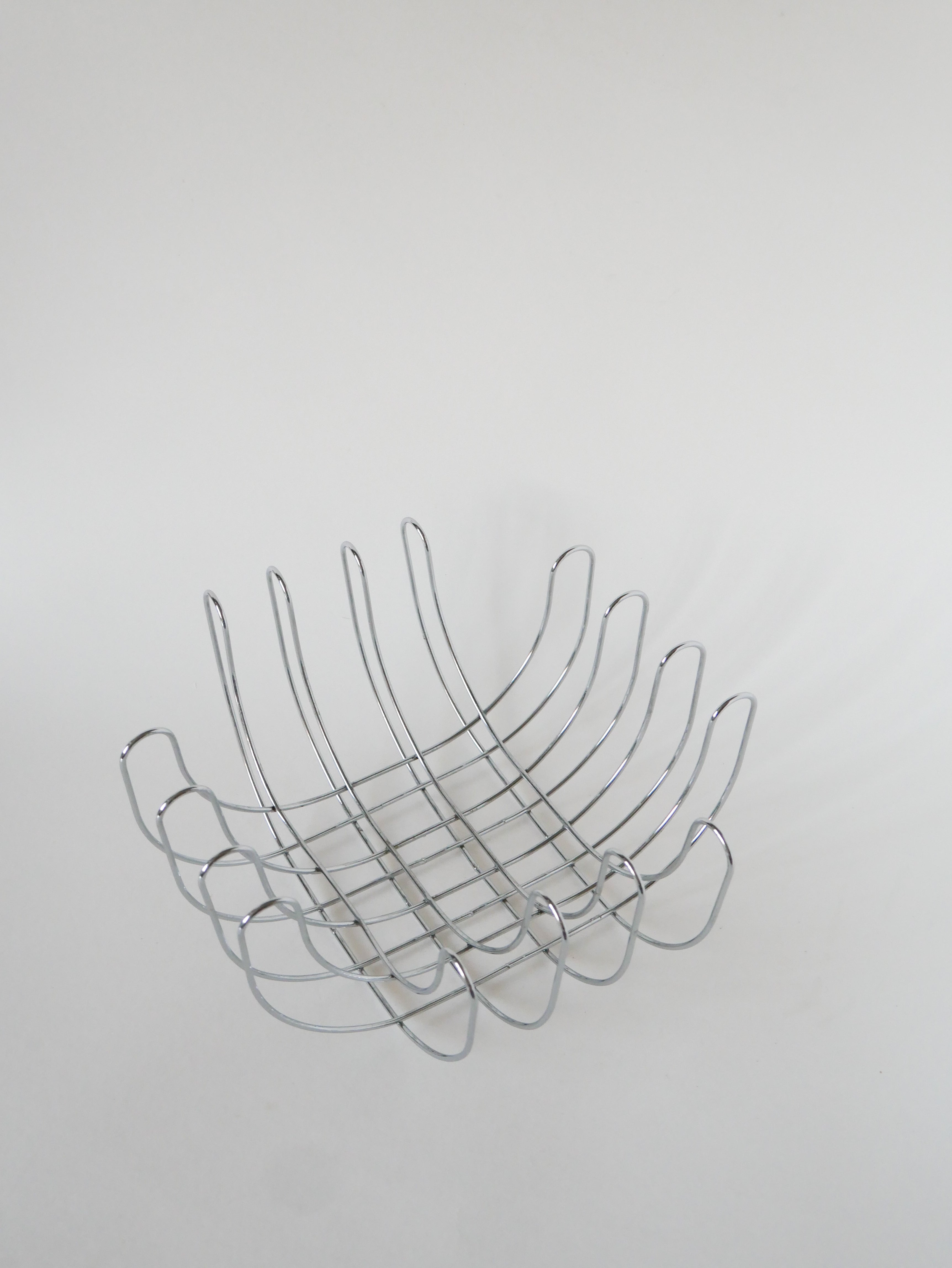 Corbeille À Fruits En Inox, Design, 1970