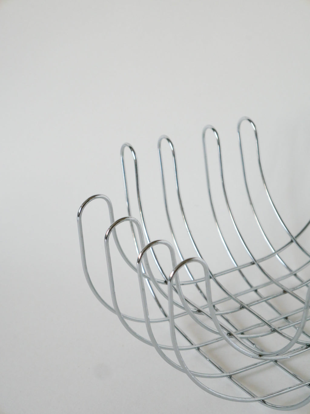 Corbeille À Fruits En Inox, Design, 1970