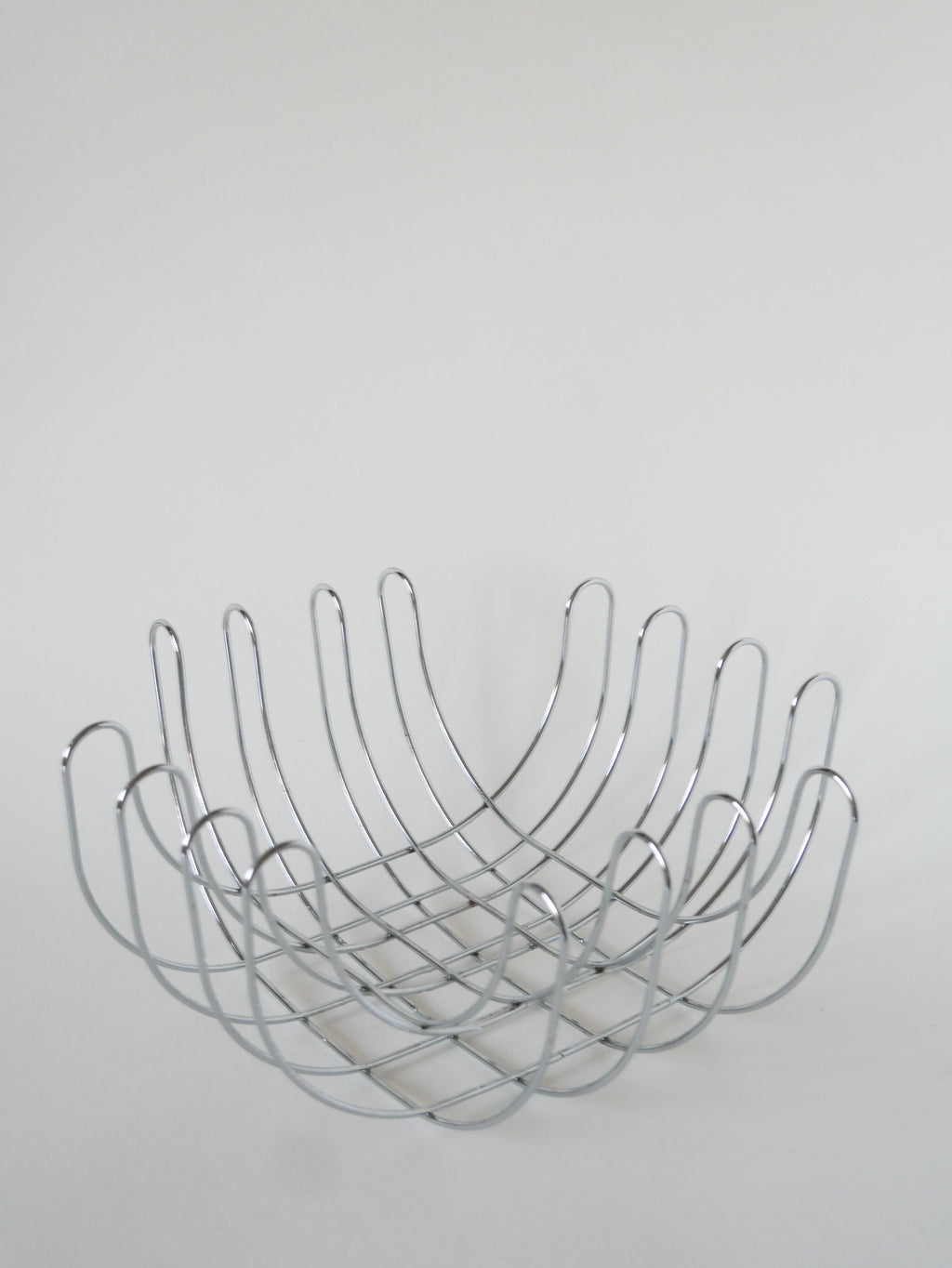Corbeille À Fruits En Inox, Design, 1970