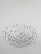 Corbeille À Fruits En Inox, Design, 1970