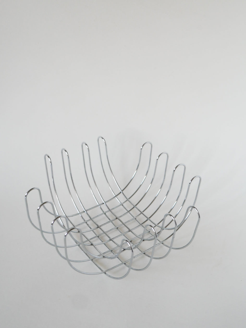Corbeille À Fruits En Inox, Design, 1970
