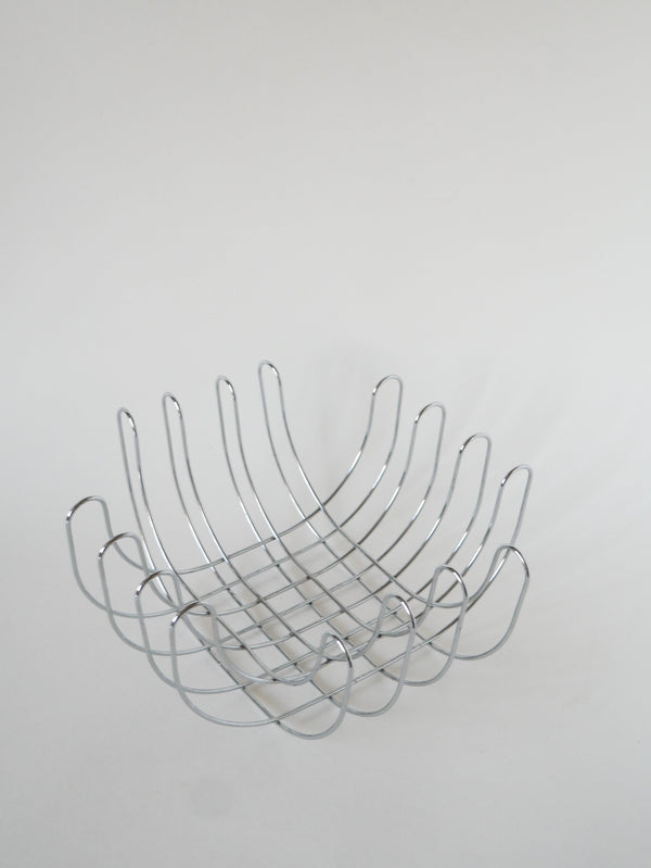 Corbeille À Fruits En Inox, Design, 1970