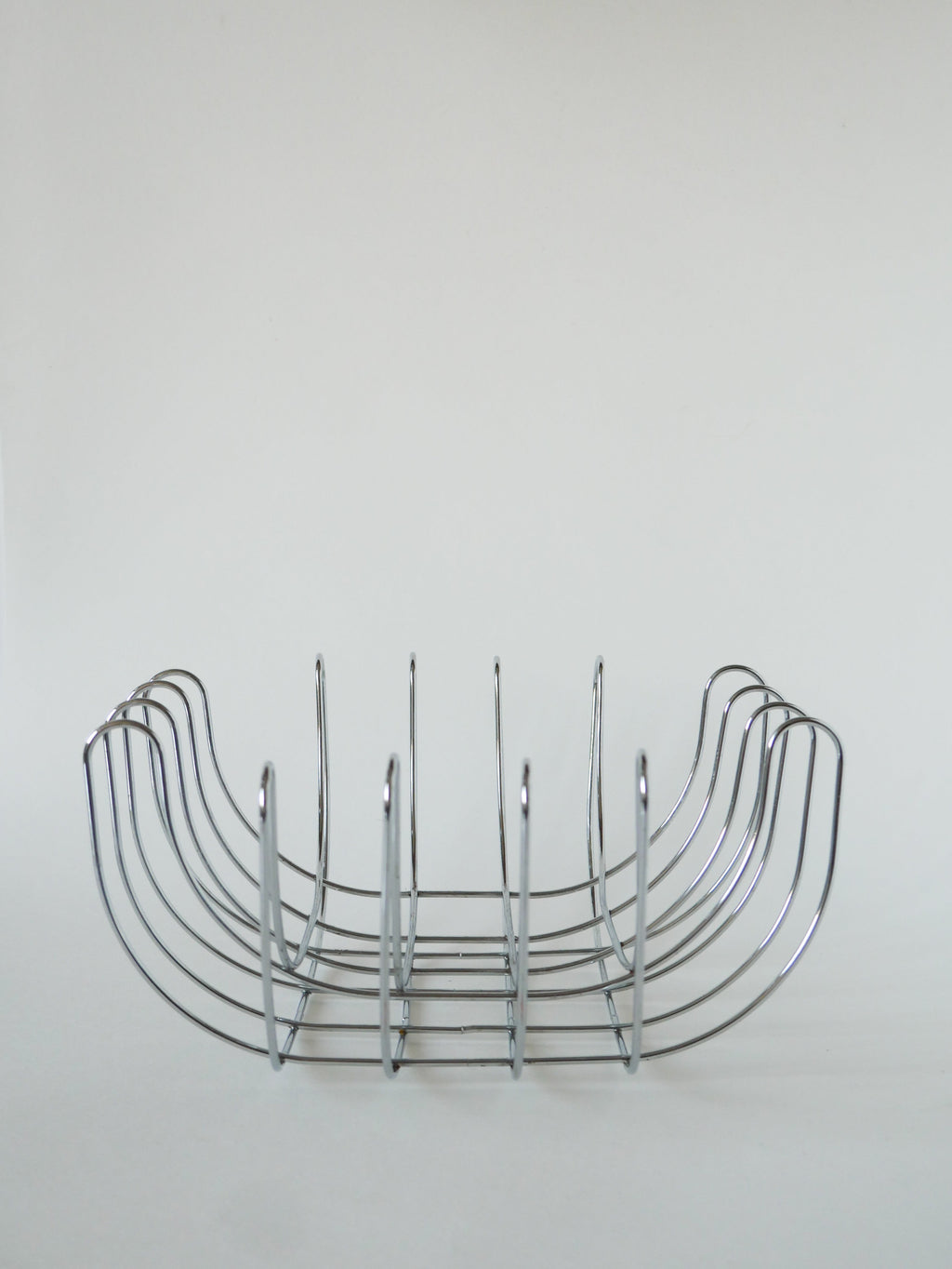 Corbeille À Fruits En Inox, Design, 1970
