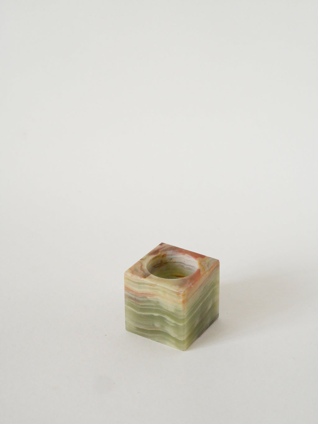 Briquet En Onyx, Vert Et Marron, 1970