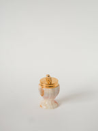 Briquet En Onyx, Beige Et Marron, 1970