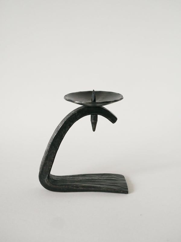 Bougeoir En Fer Forgé, Brutaliste, 1940